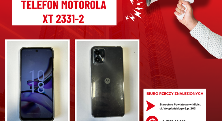 Znaleziono telefon Motorola xt2331-1